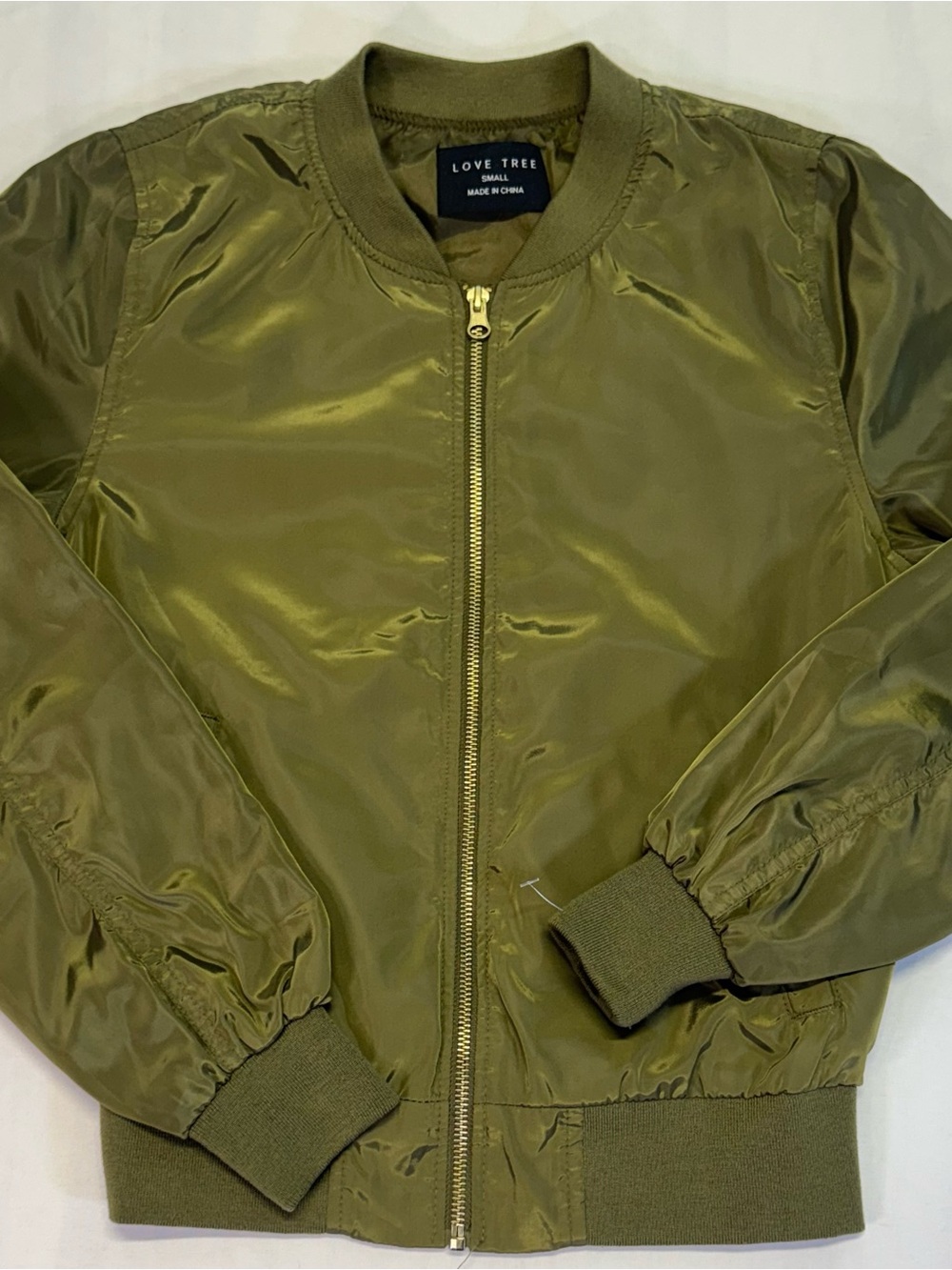 Love Tree Kids Olive Green Puffer Jacket